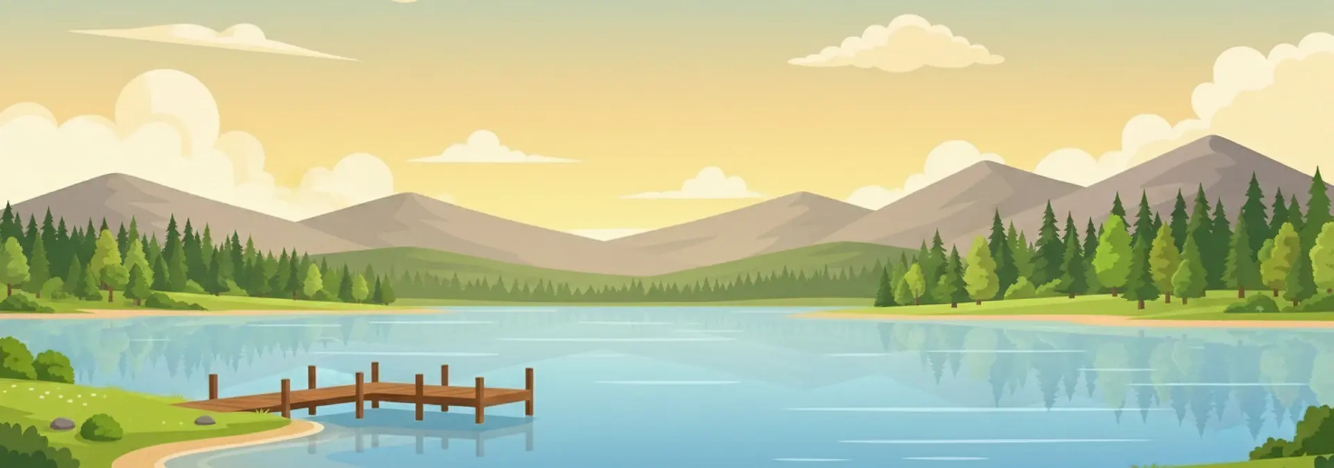 Rzeka oraz krajobraz łąk na stronie żłobka kraków